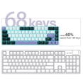 thumbnail image 3 of Teclado Mecánico para Juegos MageGee MK-Box 68 Teclas Blanco/Púrpura, 3 of 9