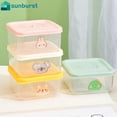 thumbnail image 2 of Cartoon Cute Quantify Lunch Sub-packing Case/Calentador De Horno De Microondas Portátil Granos De Arroz Bento Box/Carne Verduras Fruta Fresca Caja De Mantenimiento/Grado De Alimentos Nevera Almacenami, 2 of 4