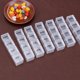 thumbnail image 4 of FLhrweasw Caja para Almacenamiento Pastillas 28 Rejillas Estuche para Tableta Organizador Soporte Papelería (transparente), 4 of 9