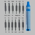 thumbnail image 4 of Juego de Destornilladores, Destornillador Manual de Estilo Pluma, Destornillador Pequeño 24 en 1, Ideal para Computadora Portátil, Teléfono, Joyería y Reloj Gris, 4 of 5