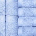 thumbnail image 5 of Premium Egyptian Cotton Highly Absorbent Assorted 6-Piece Plush Towel Set - 13" x 13", 5 of 6