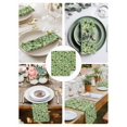 thumbnail image 3 of St. Patrick's Day Cloth Napkins Set of 8 Reusable Dinner Napkins, Watercolor Lucky Shamrocks Vintage Leaves Cocktail Napkin Washable Table Napkins for Wedding/Holiday Party/Baby Shower 20"x20", 3 of 7