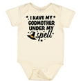 thumbnail image 3 of Inktastic I Have My Godmother Under My Spell with Cute Witch Hat Boys or Girls Baby Bodysuit, 3 of 5