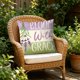 thumbnail image 5 of YiJuHui Summer Decorative Pillow Covers 45x45cm Floral Pattern Soft Breathable Cushion Case for Sofa Bedroom Patio Living Room Decor Home Accents, 5 of 5