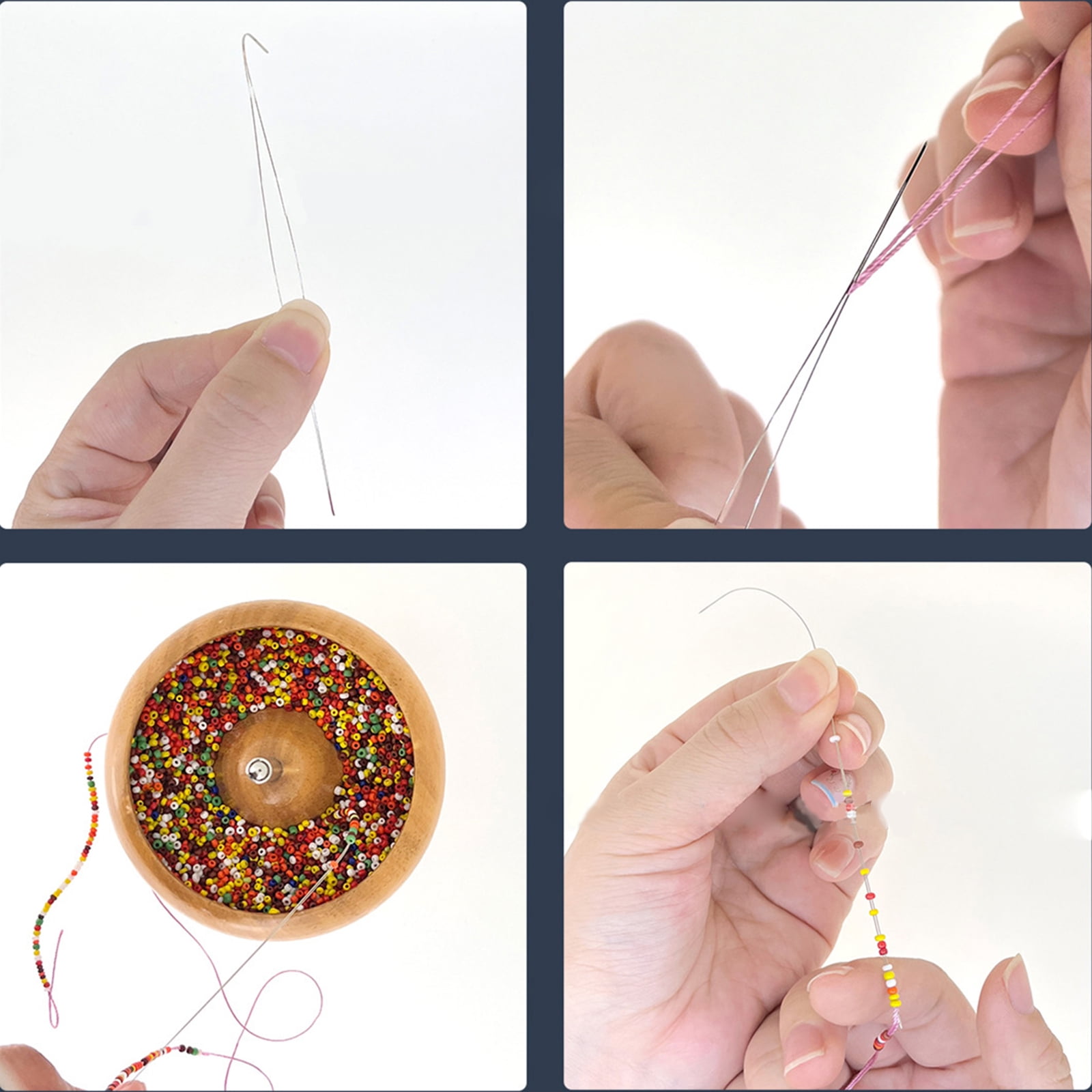Bead Loader Bead Piercer Manual Rotation Rice Bead Beader Quick Beading Beading Artifact for Beading Crafts
