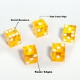 thumbnail image 4 of GSE Games & Sports Expert Casino Craps Game Set. Including 5 of 19mm Casino Dice, 3-Inch Craps On/Off Dealer Button - Yellow, 4 of 8