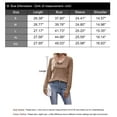 thumbnail image 2 of Lightweight Blouse For Women Solid V Neck Long Sleeve Fall Tops Fashion Ribbed Knit Shirts Cogild, 2 of 6