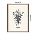 thumbnail image 5 of Kate and Laurel Framed Wall Art Print Tulips by Gabrielly Guedes, 20 x 26, Castellan Black Frame, Modern Contemporary, Flower Art for Wall Decor, 5 of 8