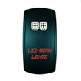 thumbnail image 2 of STV Motorsports Red LED Laser Rocker Switch LED WORK LIGHTS, 2 of 2