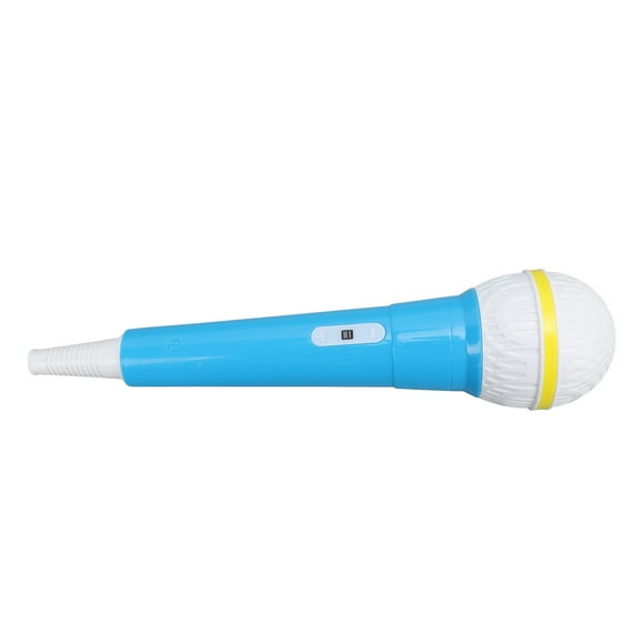 Accessoire de Microphone pour Jouet, Faux Microphone en Plastique pour Enfants, Accessoire de Costume de Micro de Scène, Accessoire de Microphone pour Fête, Microphone d'Entraînement à la Parole Simulée