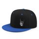thumbnail image 1 of Gorra de béisbol de poliéster de ala plana para hip-hop con mano de esqueleto, 1 of 2