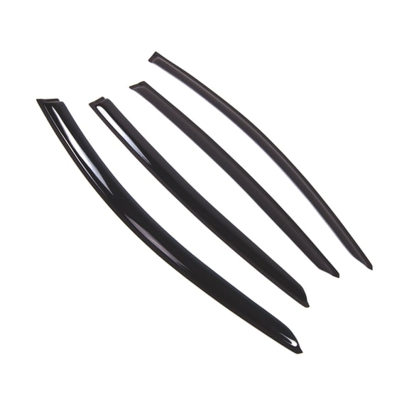 TuningPros Outside Mount Window Visor Deflector Smoke Tinted 4 Pcs Set For 2015-2016 Honda HR-V