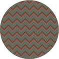 thumbnail image 1 of Ahgly Company Machine Washable Indoor Round Transitional Camouflage Green Area Rugs, 3' Round, 1 of 7