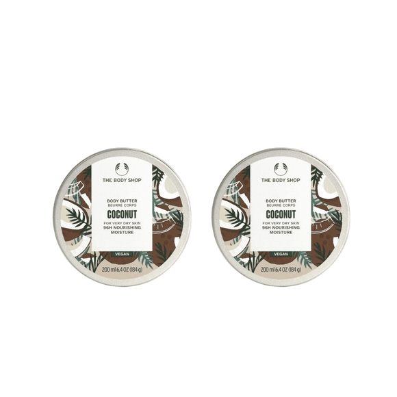The Body Shop Coconut Body Butter 200ml 2 Pack
