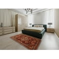 thumbnail image 5 of Ahgly Company Machine Washable Indoor Rectangle Traditional Light Brown Area Rugs, 6' x 9', 5 of 7