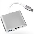 thumbnail image 5 of 2X Convertidor de Cable Adaptador Tipo C para Adaptador Multipuerto AV Digital USB-C MJ1K2AM / una y USB FW3, 5 of 5