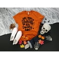 thumbnail image 2 of Women's Teacher Will Trade Students for Candy Halloween Shirt, 2 of 5