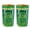 Green Highball, variant on Sungmor Vintage Embossed Drinking Glasses Set of 2 - Clear Rainbow Tumbler Glasses, 10 oz Decorative Cups for Cocktails, Water or Juice - Antique Baroque Style Glassware