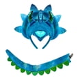 thumbnail image 2 of Diadema de dinosaurio con cola, decoración creativa, accesorio fotográfico divertido para eventos, juegos de rol azul, 2 of 8