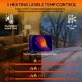 thumbnail image 5 of Lobmouse Heated Gloves for Men Women,Electric Rechargeable Waterproof Touchscreen Winter Gloves,2.5-Hour Fast Charging,for Camping, Ski, Fishing,Snowboard, 5 of 10
