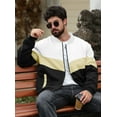thumbnail image 5 of Fexilor Men's Bomber Jacket Casual Zipper Coat with Pockets Winter Windproof Jacket, 5 of 7