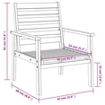 thumbnail image 2 of vidaXL Patio Sofa Chair 2pcs Solid Wood Acacia, 2 of 9