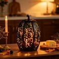 thumbnail image 5 of Halloween LED Pumpkin Lantern with Dancing Skeleton Cutouts Light Projecting Jack O Lantern Ornament For Indoor Outdoor Party Yard Decor, 5 of 7