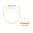 thumbnail image 2 of Unique Bargains 50 Pack 25mm Brass Hollow Circle Bezel Round Linking Rings(Gold), 2 of 4