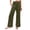 CC-Green, variant on QATAINLAV Capri Pants for Women Summer Casual Cotton Linen Elastic High Waisted Drawstring Beach Cropped Pants with Pockets Khaki L Sales of The Week