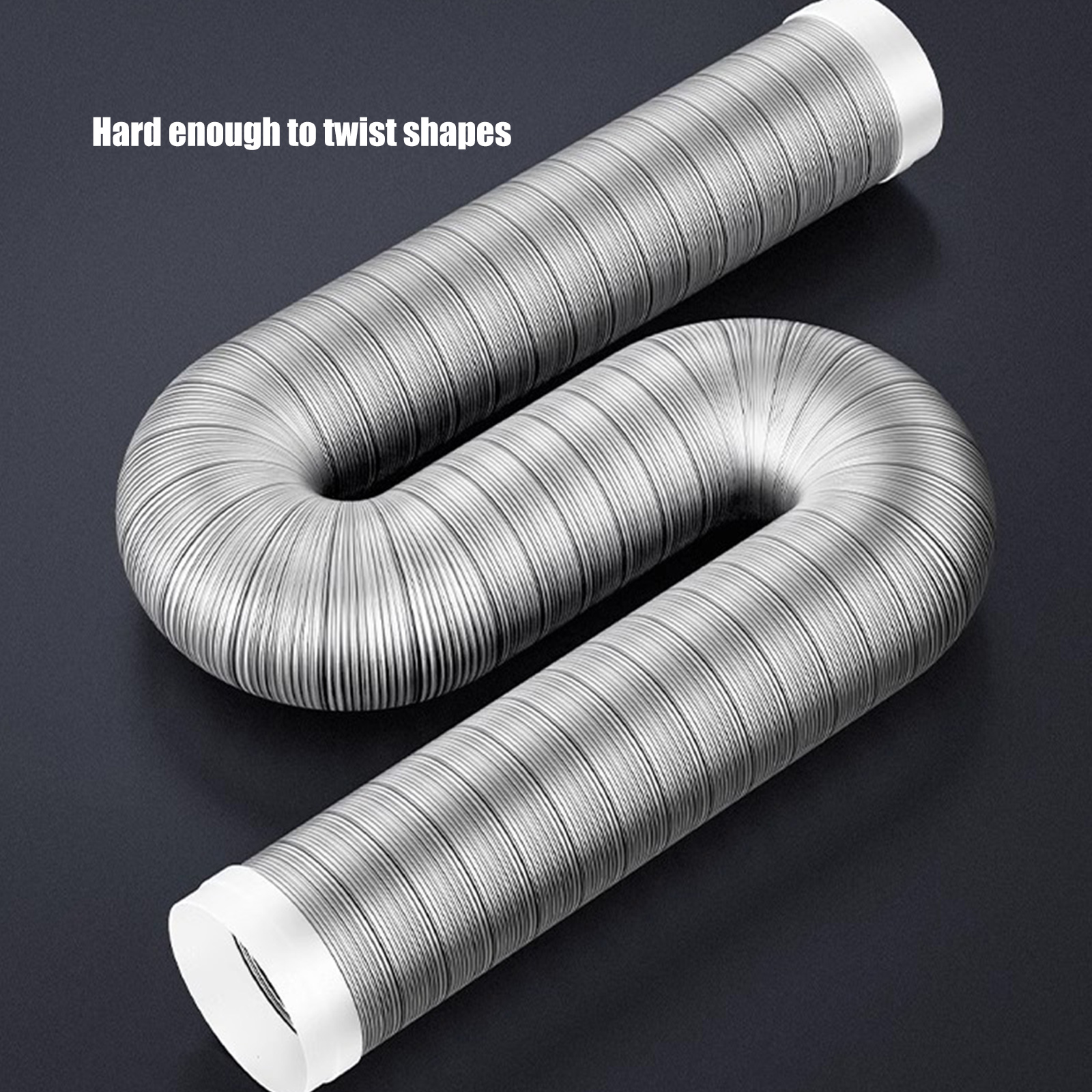 Aluminum Flexible Air Vent Hose Water Heater Exhaust Pipe Universals Ventilation Duct Vent Hose Extension Tube