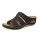 thumbnail image 1 of Amzcrzy Zapatos de mujer,Zapatos de mujer,Zapatillas de mujer, Sandalias informales de cuña para mujer, de color liso, de tacón bajo, ortopédicas, a la moda Sandalias Mujer Zapatillas De Casa, 1 of 9