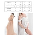 thumbnail image 4 of Robe de Maternité pour Photographie, Robe Maxi à Épaules Dénudées, Longue Robe Maxi pour Bébé, Accessoire Rose P, 4 of 9