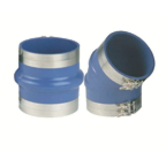 Trident 270V8000SS Blue Hump Silicone Hose with Clamps
