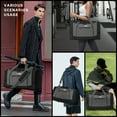 thumbnail image 7 of 20" Travel Duffel Bag 45L Lightweight Foldable Sports Gym Bag Adjustable Strap Tear-Resistant Weekender Overnight Bag, Grey(LX298), 7 of 7