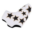 thumbnail image 3 of Forma de L Cuero de PU Estrella Bordado Semicircular Impermeable Espesar Felpa Golf Putter Head Cover Club Headcovers Accesorio Blanco, 3 of 9