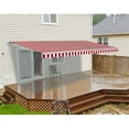 thumbnail image 3 of ALEKO 16'x10' Retractable Awning Fabric Replacement, Red and White Striped Color, 3 of 4