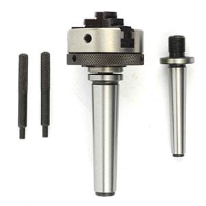- Superior Electric ALC5491 Mini lathe Chuck 2 Inch Diameter with MT-1 and MT-2 Shank - ALC5491