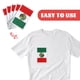 thumbnail image 4 of KAKOWELY 5 parches bordados de bandera nacional para planchar, accesorios de ropa, 4 of 5