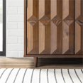thumbnail image 4 of Henry 30" Solid Wood Detailed Door Accent Cabinet in Walnut, 4 of 14