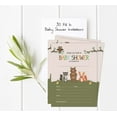 thumbnail image 5 of Inkdotpot Set Of 30Jungle Animals Baby Shower Invitations-Diaper Raffle Tickets And Baby Shower Book Request Cards Gender Neutral Invites Its A Boy Its A Girl, 5 of 8