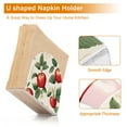 thumbnail image 5 of Yayeee Napkin Holder for Table Kitchen Paper Tissue Organization, Apples Flower Pattern, 5 of 8