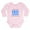 Petal Pink, variant on CafePress - Half Greek Body Suit - Long Sleeve Cotton Baby Bodysuit