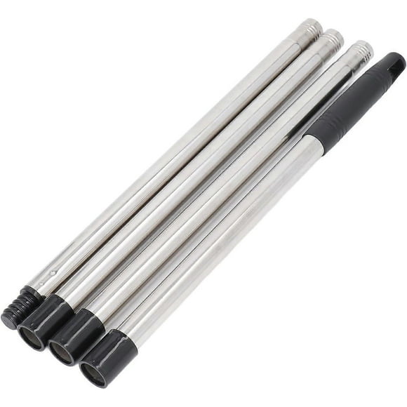 Gutter Cleaning Brush, 2-8.2 Ft Retractable Aluminum Bar for Cleaning Leaves, Debris, Windows, Cobwebs