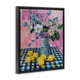 thumbnail image 4 of Stupell Industries Summer Table Bouquet Plants & Flowers Painting Black Floater Framed Canvas Art Print Wall Art, 17 x 21, 4 of 10