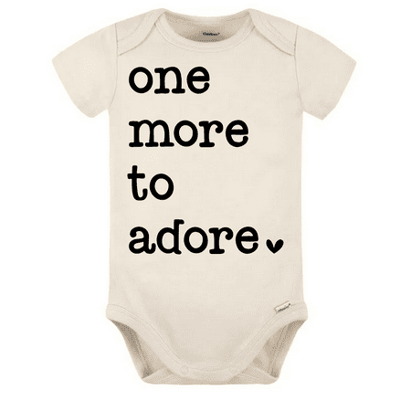 

One more to Adore Onesie® Pregnancy Announcement Pregnancy Reveal Natural
