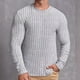 thumbnail image 1 of pstuiky Camisas de manga larga abrigadas para hombre, Blusas casuales de cuello redondo y manga larga de color liso para hombre camisetas de hombre m, 1 of 6