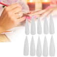 thumbnail image 5 of 500pcs 3 Colors False Nail Tips Long False Nail DIY Decoration Transparent, 5 of 7
