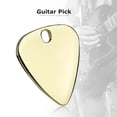 thumbnail image 3 of Púa de guitarra NikouMX 5 piezas Púa de metal color oro rosa plata oro, 3 of 8