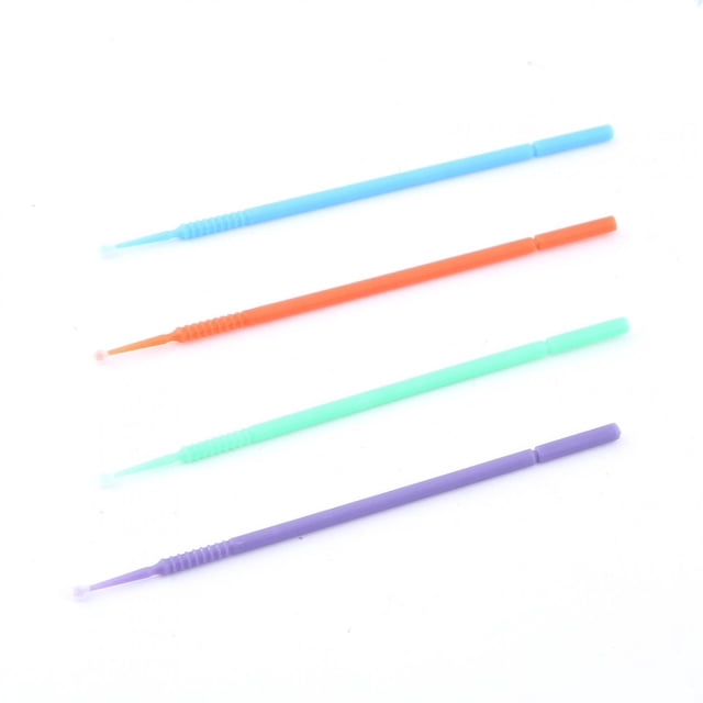 Hisopos Dentales, 100 Piezas Por Cepillos Pequeños De Color Para Clínica Dental