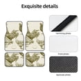thumbnail image 4 of Disketp Chickens for Crystal Velvet Car Mats Four-Piece Set,All-Season Automotive Protection, Vehicles, Cars, Trucks, and SUVs,Anti-Slip Design, 4 of 7